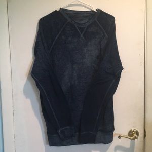 Fuzzy Blue Long Sleeve Top